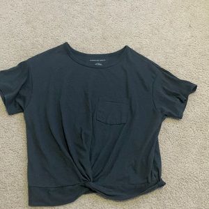 American Eagle gray shirt size small